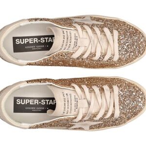Golden Goose Shoes Golden Goose Size 39 Superstar Gold Glitter